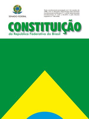 cover image of Constituição da República Federativa do Brasil